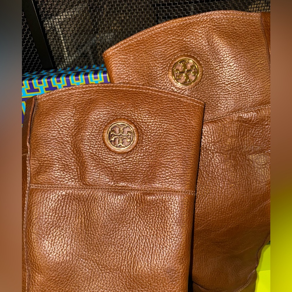 Tory Burch Leather Riding Boots - Picture 2 of 6